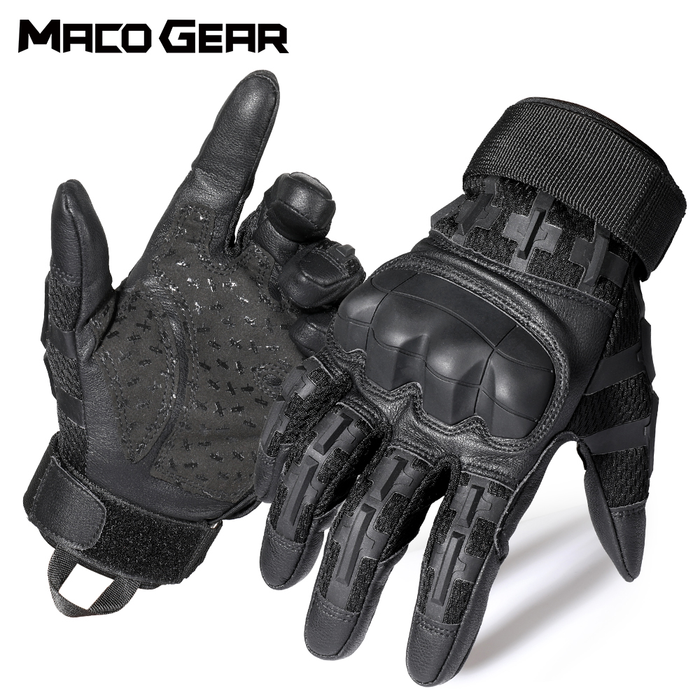 Cycling Gear Display - Touch Screen Cycling Gloves PU Leather