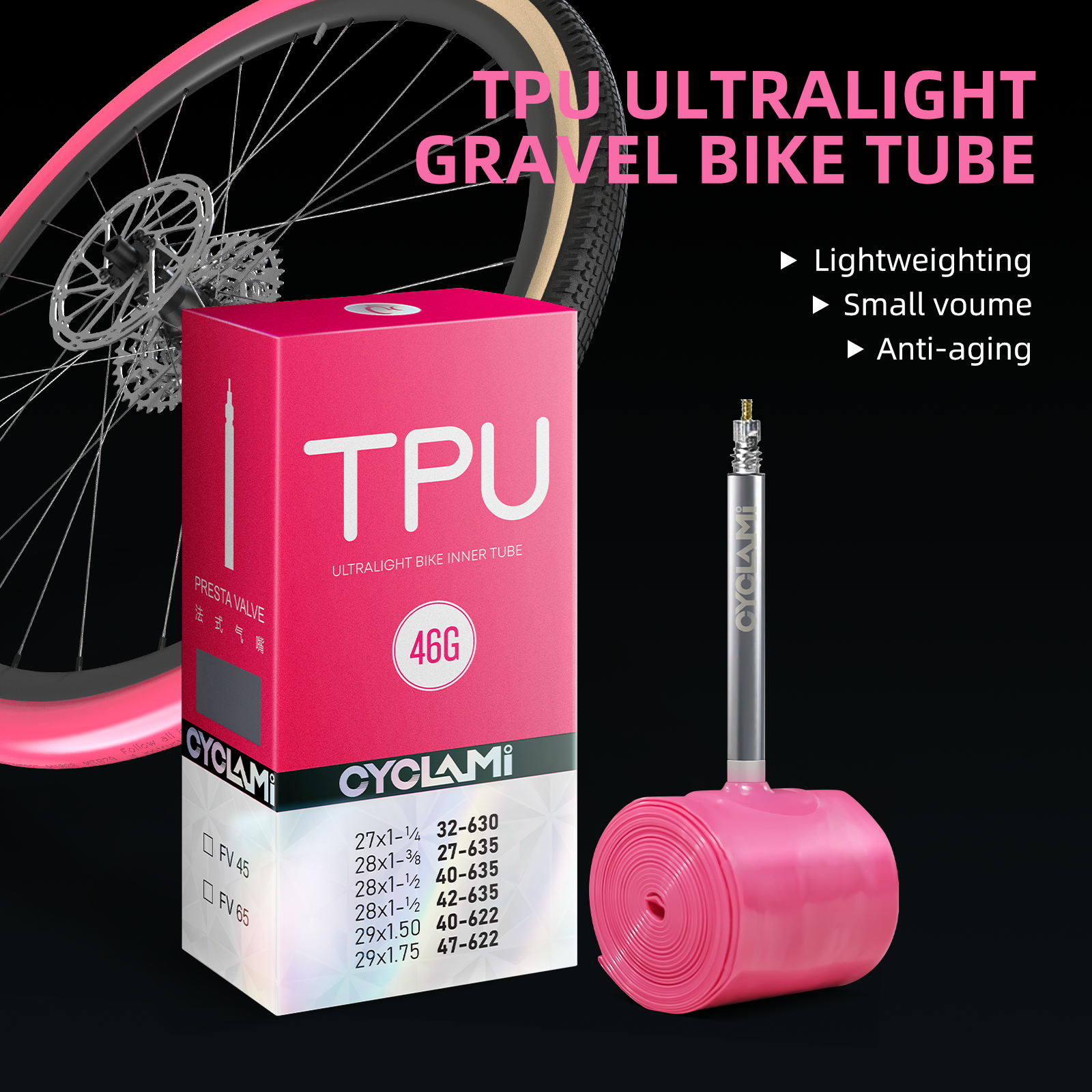 CYCLAMI Ultralight Bicycle Inn - Gravel Bike Tires recensione e prezzo