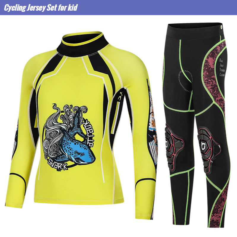 RJYC Kids Cycling Jersey Set L - Cycling Gear Lycra recensione e prezzo
