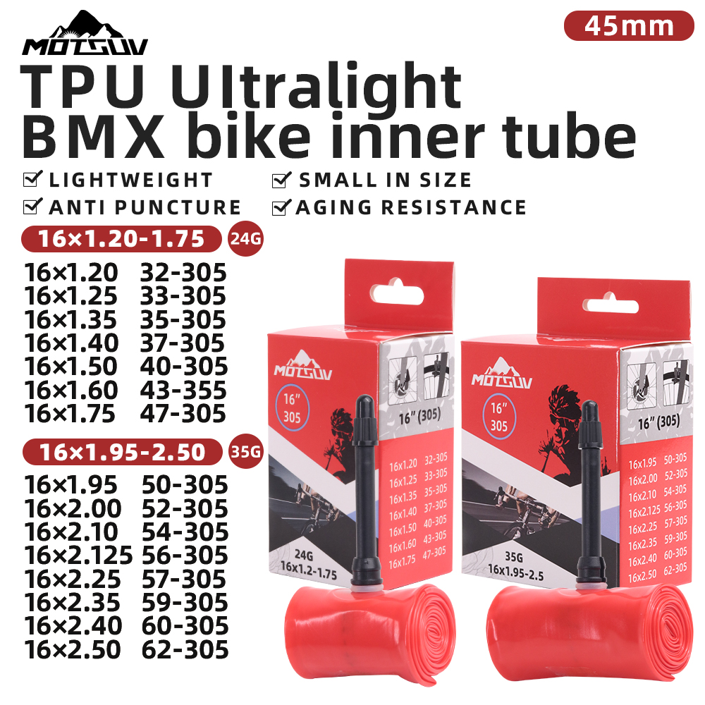 MOTSUV High Quality TPU 16 inc - Gravel Bike Tires recensione e prezzo