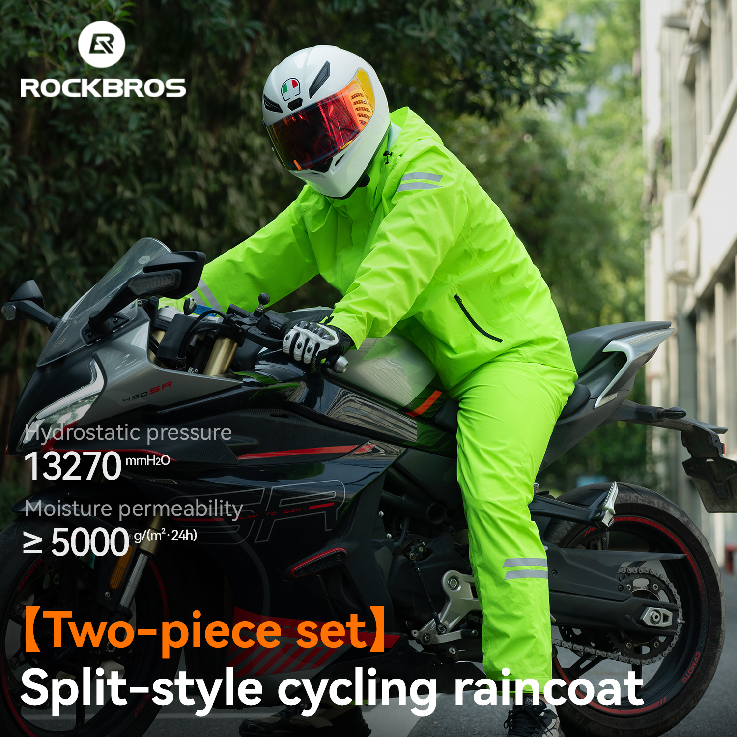 ROCKBROS Cycling Raincoat All- - Cycling Gear Lycra recensione e prezzo
