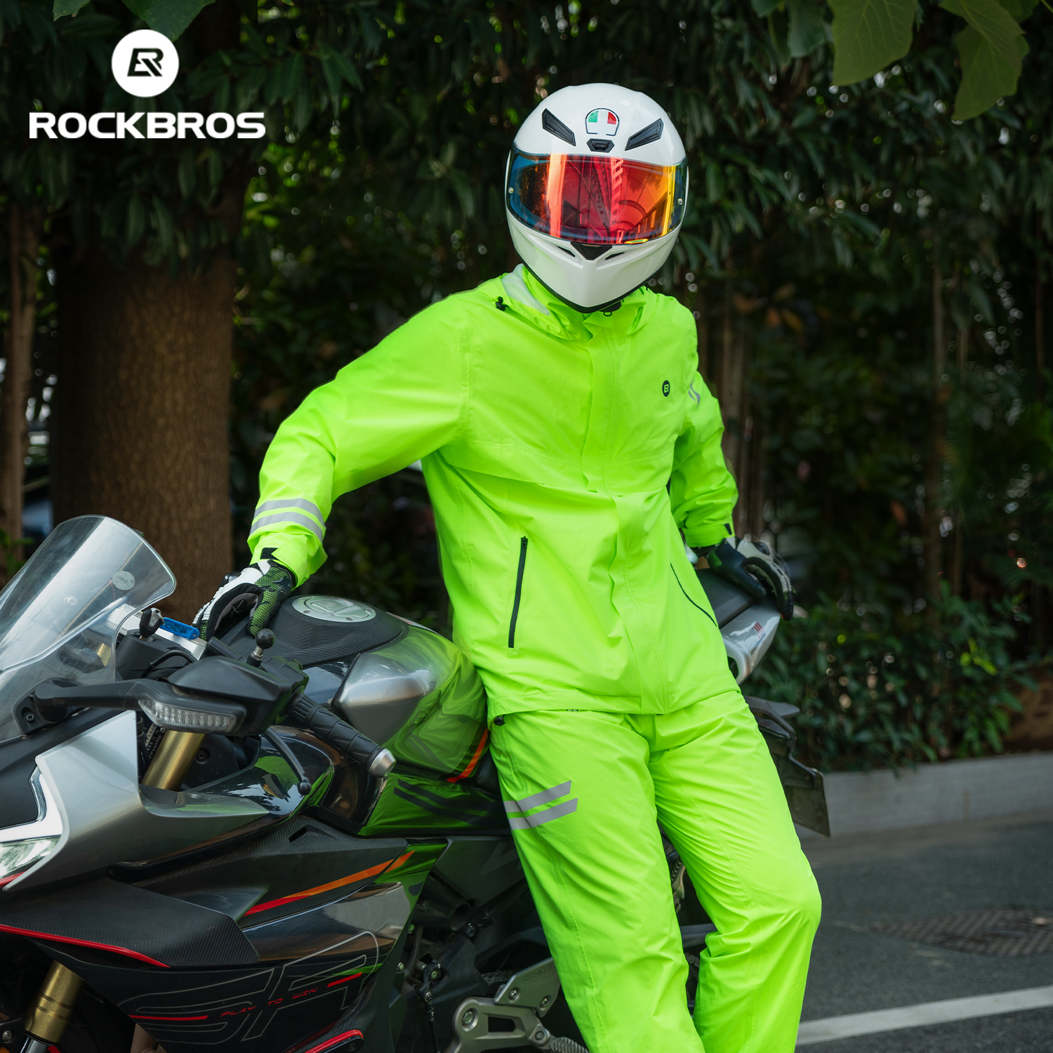ROCKBROS Cycling Raincoat All- - Cycling Gear Lycra recensione e prezzo