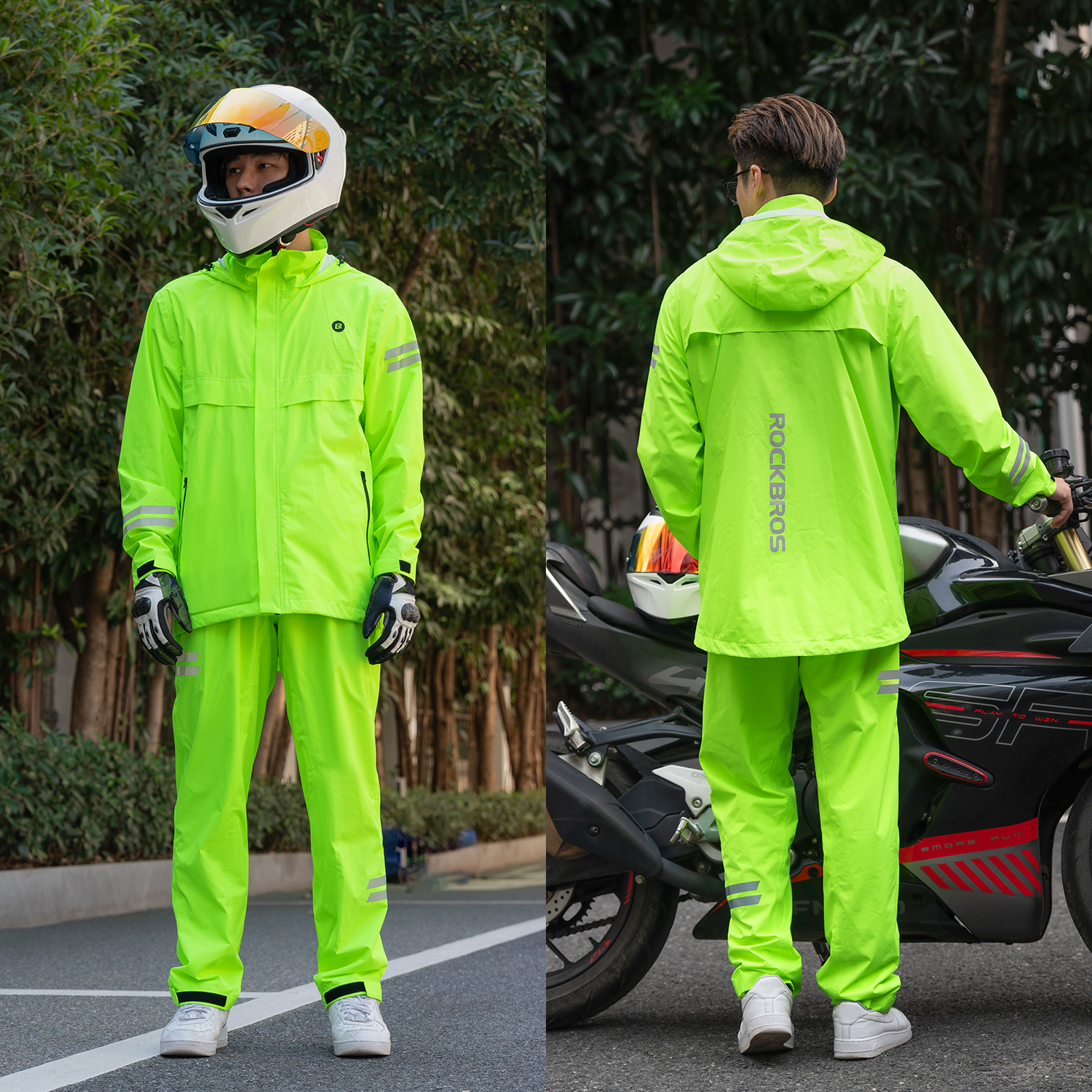ROCKBROS Cycling Raincoat All- - Cycling Gear Lycra recensione e prezzo