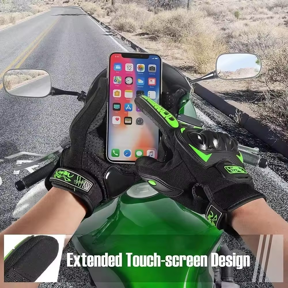 Motorcycle Gloves Men Touch Sc - Cycling Gear Display recensione e prezzo