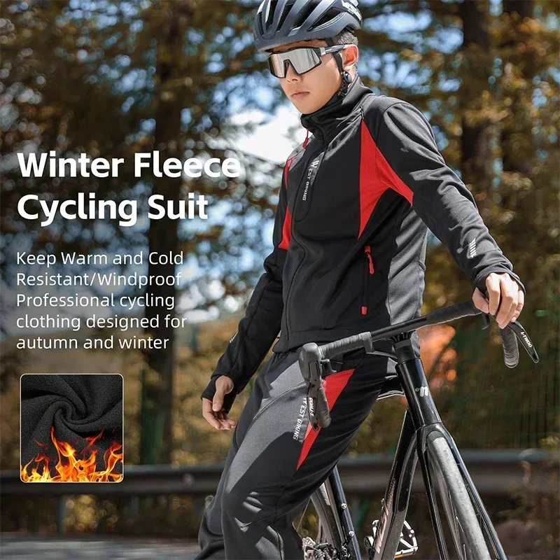WEST BIKING Men's Winter Cycli - Cycling Gear For Sale recensione e prezzo